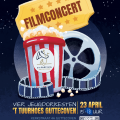 Filmconcert 23 april Guttecoven: deelname Jeugdfanfare Concordia Einighausen.